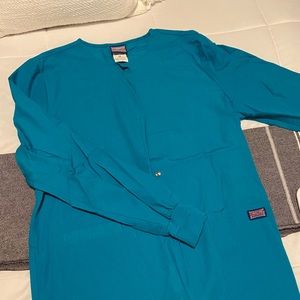 Teal scrub coat!